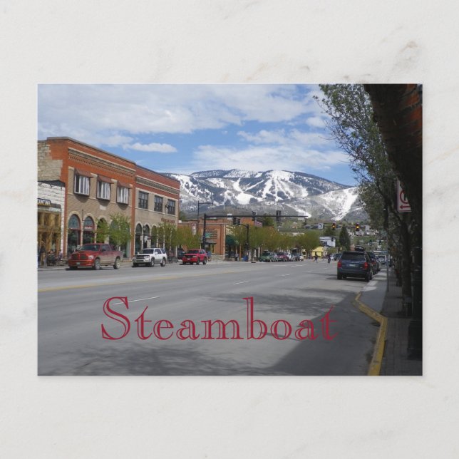 Steamboat Springs Colorado Postcard Postkarte (Vorderseite)