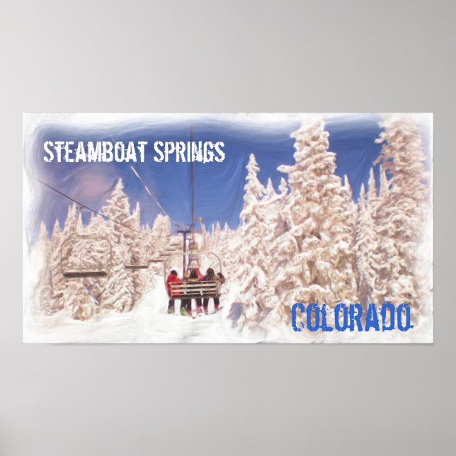Steamboat Springs Colorado Poster (Vorne)