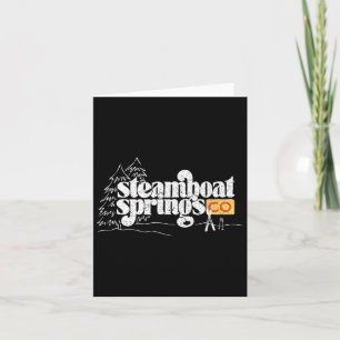 Steamboat Springs Colorado Ski Snowboard Winter Sn Karte
