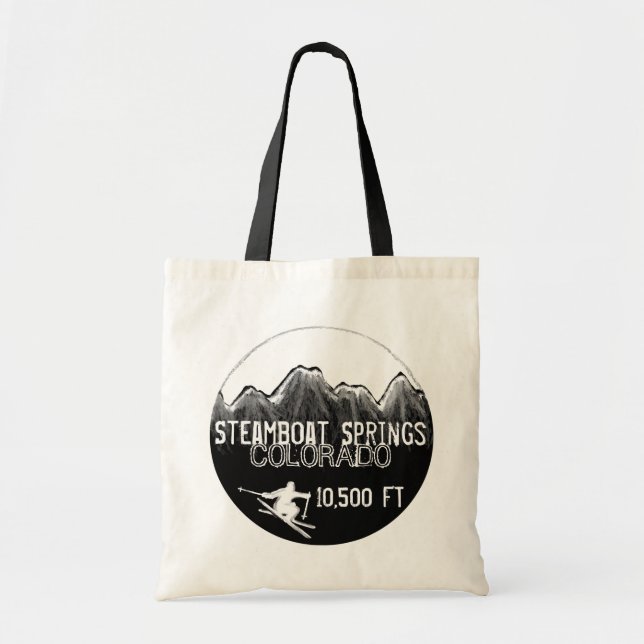 Steamboat Springs Colorado-Skitasche Tragetasche (Vorne)