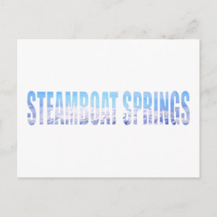 Steamboat Springs Postkarte