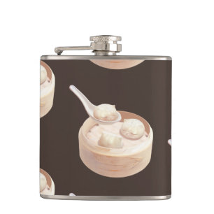 Steamed Bao Buns with Tea Flachmann