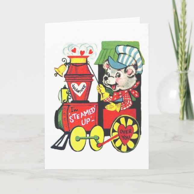 Steamed Up Valentine Feiertagskarte (Vorderseite)