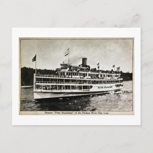 Steamer Peter Stuyvesant - Carte Postale Vintage (Devant)