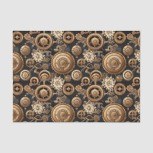 Steamgestänge und Blume Seidenpapier
