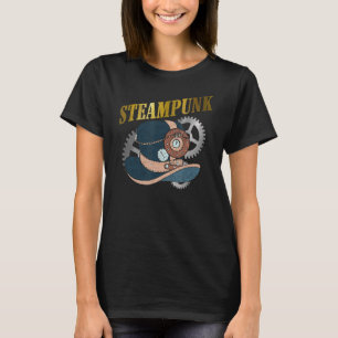 Steamhut Mechanisches Retro Look Cosplay Steamp T-Shirt