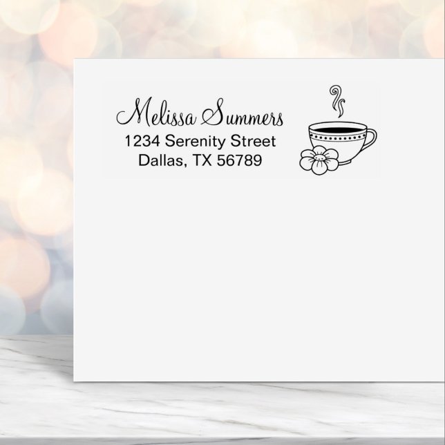 Steaming Cup of Herbal Tea Adresse Permastempel (Von Creator hochgeladen)