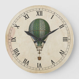 Steampton Hot Air Ballon Wall Uhr
