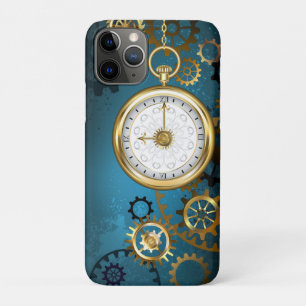 Steampun türkis Hintergrund mit Gears Case-Mate iPhone Hülle