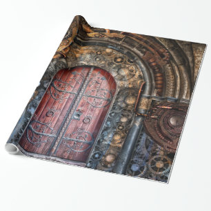 Steampunk 17 Packpapier
