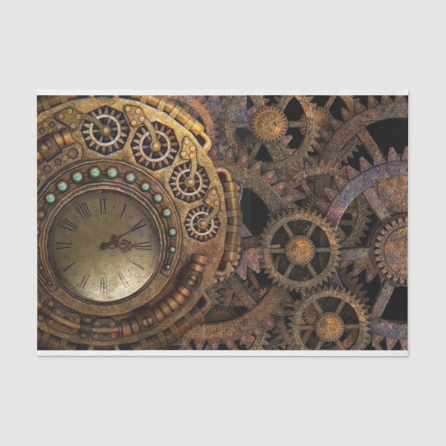 Steampunk 19 seidenpapier (Vorderseite)