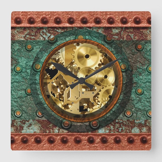 Steampunk 1B Uhr (Vorderseite)