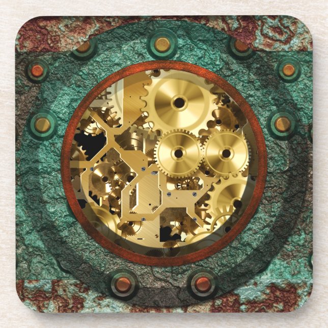 Steampunk 1B Untersetzer (Vorderseite)