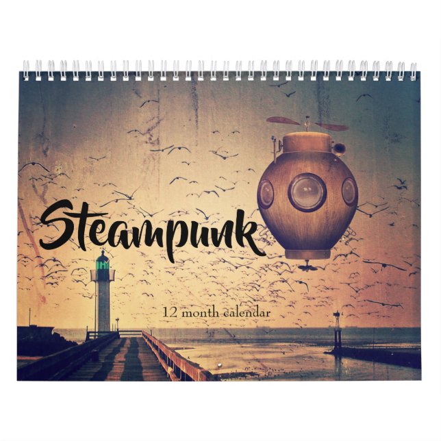Steampunk 2026 Fantasy Kalender (Titelbild)