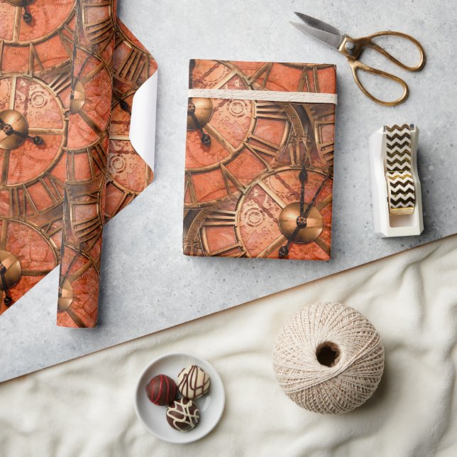 Steampunk 21 Wrapping Paper Geschenkpapier (Basteln)
