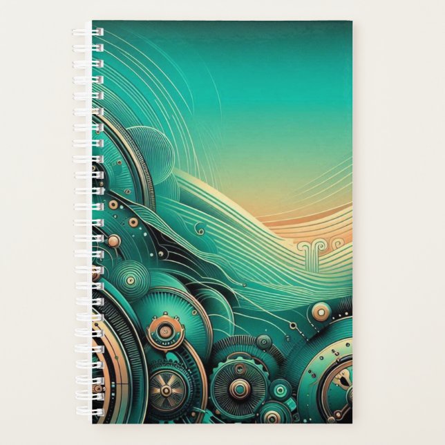 Steampunk 3D Planner Planer (Vorderseite)