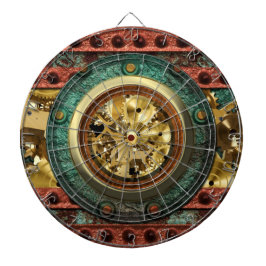Steampunk 4C Dart Board Dartscheibe