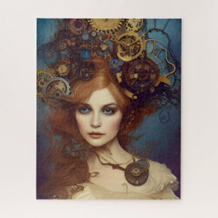 Steampunk Alice Atemberaubend Fantasy Portrait