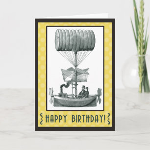 Steampunk Alles Gute zum Geburtstag Karte