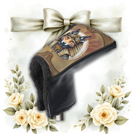 Steampunk Anubis Fox Portrait Golf Headcover