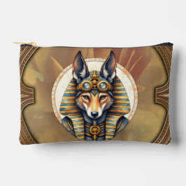 Steampunk Anubis Fox Portrait Zubehörtasche