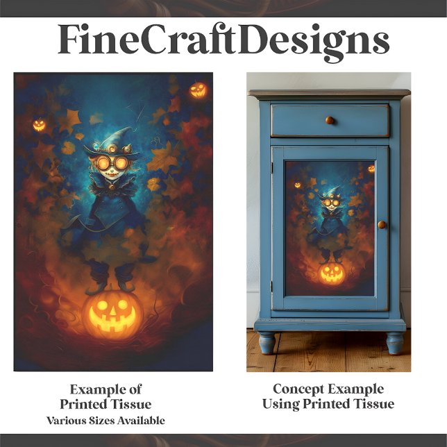 Steampunk Apprentice Hexe / Wizard F5 Decoupage Seidenpapier (Von Creator hochgeladen)