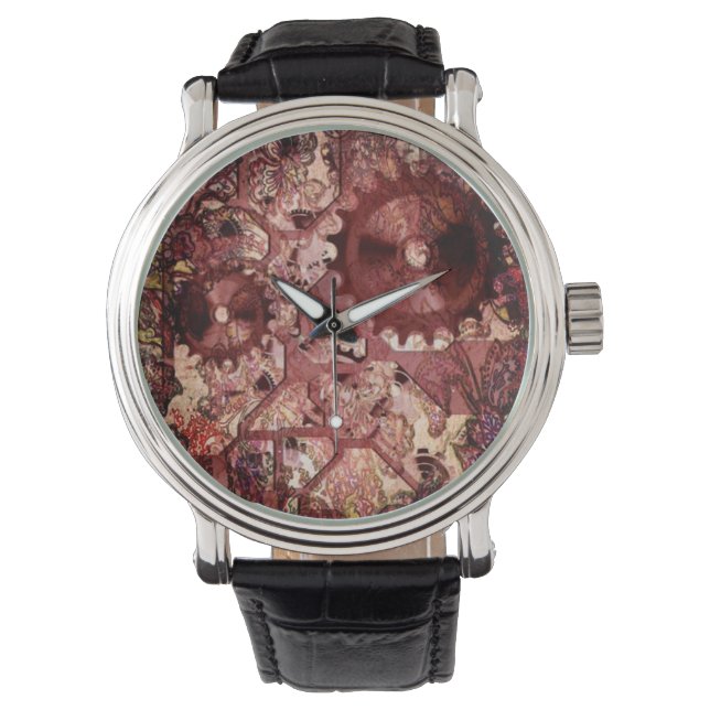 Steampunk Armbanduhr (Vorderseite)