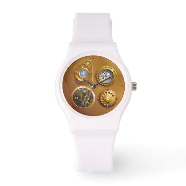 Steampunk Armbanduhr (Vorderseite)