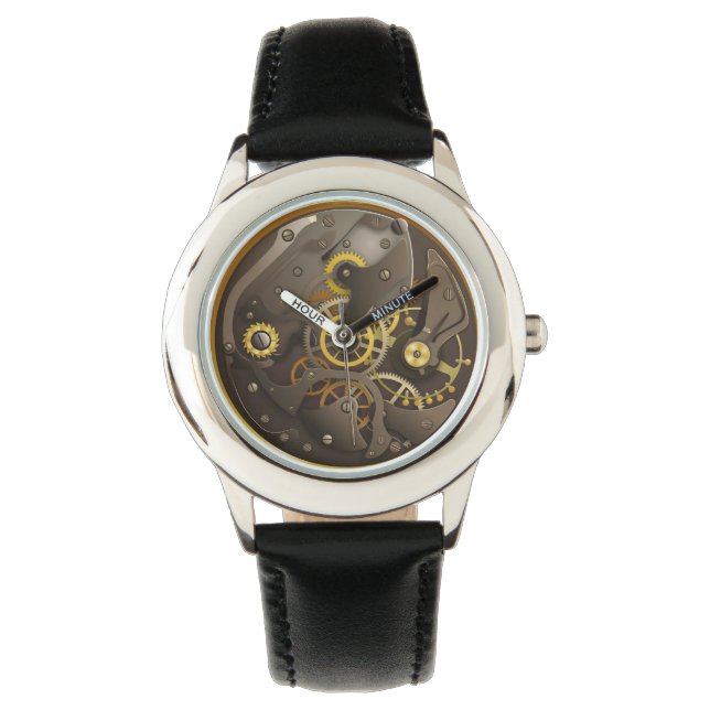 Steampunk Armbanduhr (Vorderseite)
