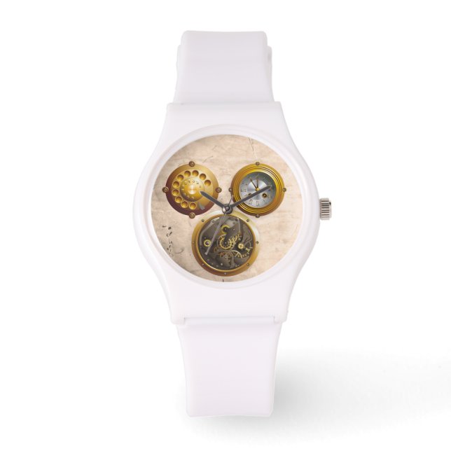 Steampunk Armbanduhr (Vorderseite)