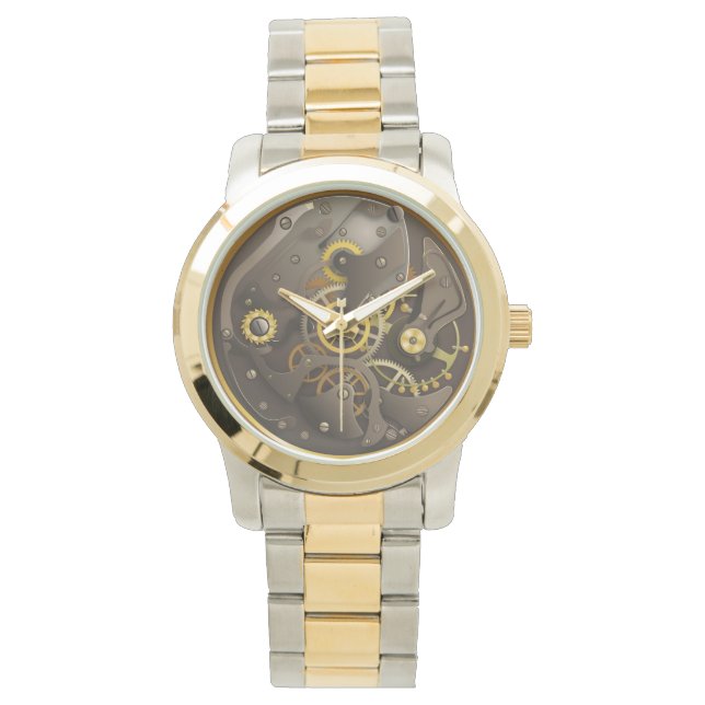 Steampunk Armbanduhr (Vorderseite)