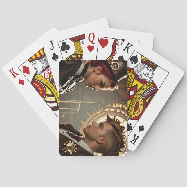 Steampunk Art Cards Spielkarten (Rückseite)