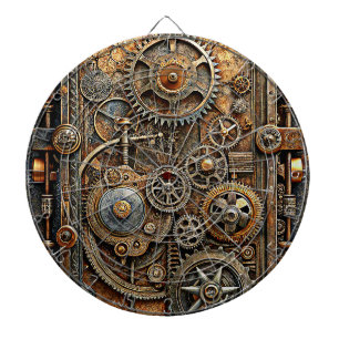 Steampunk Art Dartboard Dartscheibe