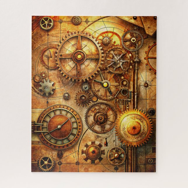 Steampunk Art Puzzle (Vertikal)