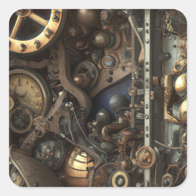 Steampunk Art Stickers (Vorderseite)