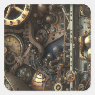 Steampunk Art Stickers