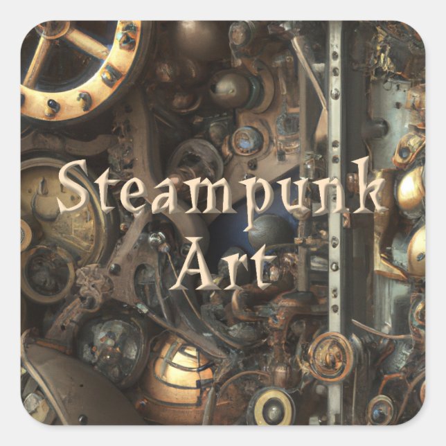 Steampunk Art Stickers (Vorderseite)