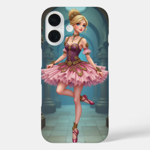 Steampunk-Ballerina iPhone 16 Hülle