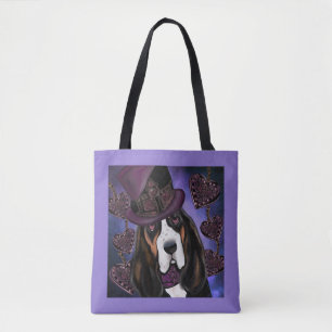 STEAMPUNK Basset Hound Tasche