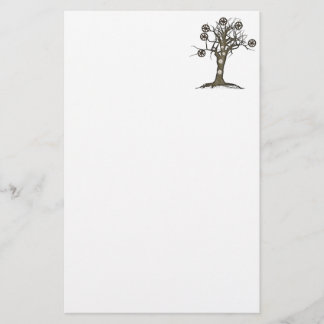 Steampunk-Baum Briefpapier