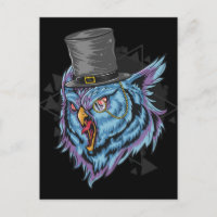 Steampunk Beängstigend Owl