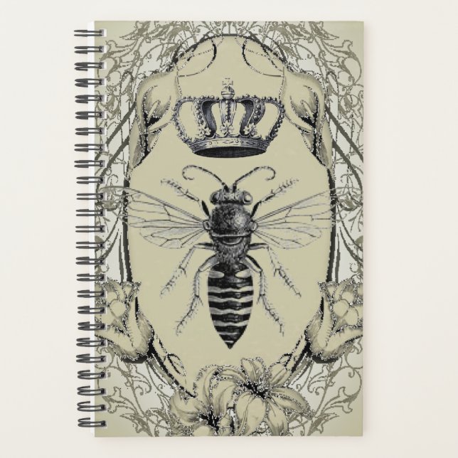 steampunk beekeeper patron dame bee reine couronne (Devant)