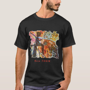 STEAMPUNK BEIM FISCHFANG KIND FISCHT VOM PIER AUS T-Shirt
