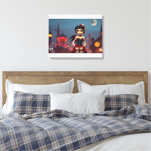 Steampunk Betty 3 Leinwanddruck (Insitu (Schlafzimmer))