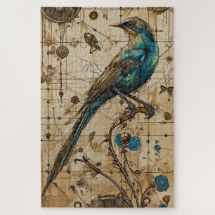 Steampunk Bird Art Schwierigkeit
