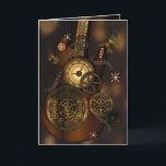 Steampunk Birthday Grandson Metal Gears Guitar Karte<br><div class="desc">Ein mysteriöser und dunkler Steampunk Geburtstag Gruß,  der beinhaltet,  eine Uhr,  Gitarre,  Ketten,  Getriebe,  Räder,  Flügel und mehr. Wenn du eine Karte mit einem kleinen Rand will,  dann ist diese für dich.</div>
