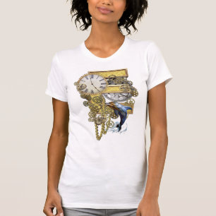 Steampunk-Birthday-Hauptstadt-Brief-E-Shirt T-Shirt
