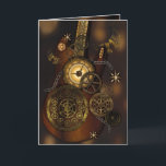 Steampunk Birthday Son Metal Gears Guitar Karte<br><div class="desc">Ein mysteriöser und dunkler Steampunk Geburtstag Gruß,  der beinhaltet,  eine Uhr,  Gitarre,  Ketten,  Getriebe,  Räder,  Flügel und mehr. Wenn du eine Karte mit einem kleinen Rand will,  dann ist diese für dich.</div>