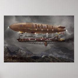 Steampunk - Blimp - Luftschiff Maximus Poster