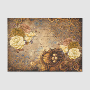 Steampunk Blume Dream Seidenpapier